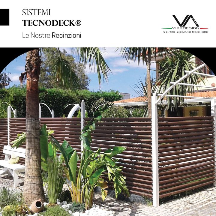 ✨Esplora l'eleganza delle recinzioni Tecnodeck®:

Dettagli raffinati, coordinamento perfetto con pavimentazioni